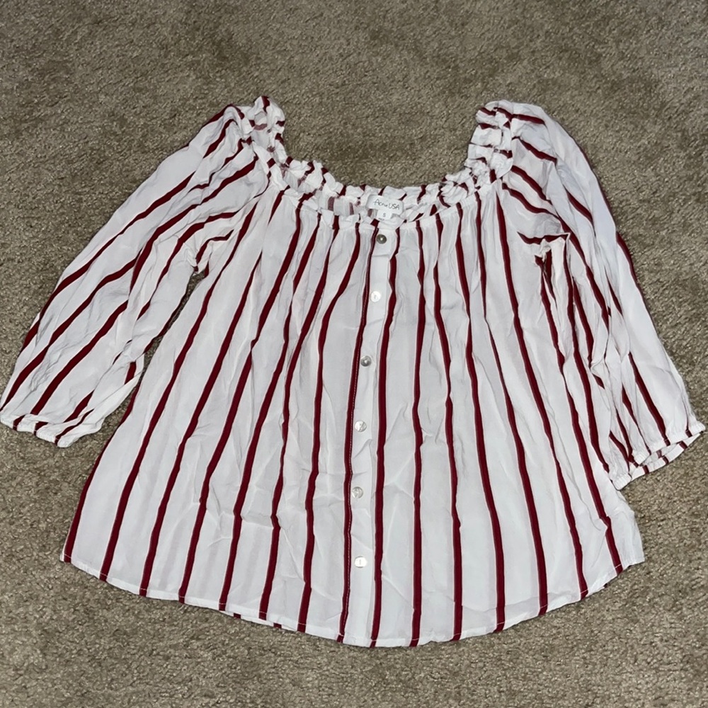 Off the shoulders blouse